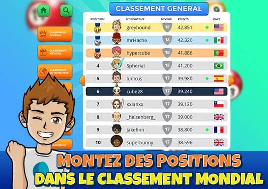 Capture 8 sur 9 de Billard boule 8